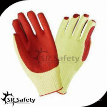 SRSAFETY Arbeitshandschuhe / natürliche Polycotton Palme beschichtete billige Latexhandschuhe